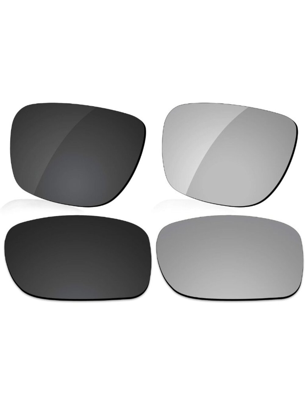 High-Impact Polarized Lens Replacement for Sunglasses - Fits 54mm/51mm/55mm
